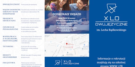 Ulotka szkoły 2026/2027